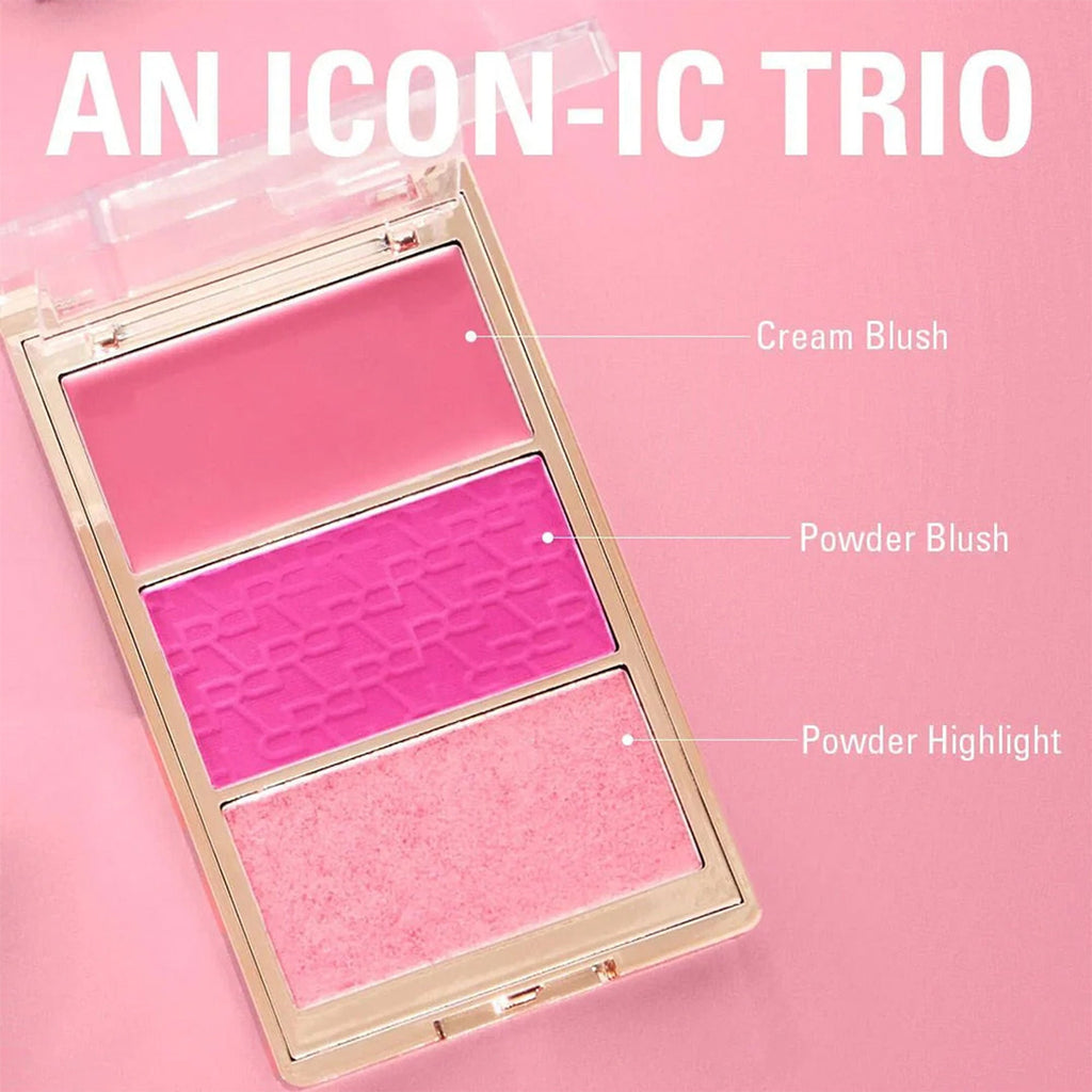 Makeup Revolution Blush Icon Palette - Hot Pink Flag - Distacart