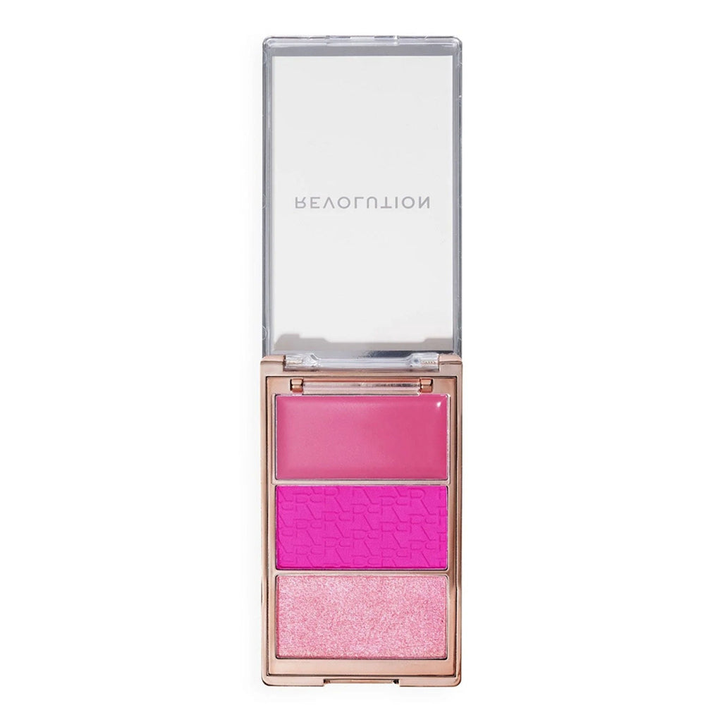 Makeup Revolution Blush Icon Palette - Hot Pink Flag - Distacart