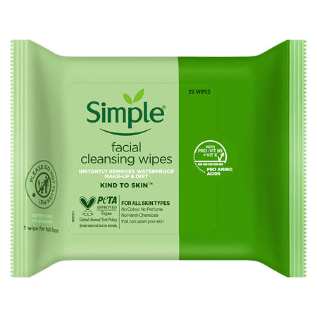 Simple Kind To Skin Cleansing Facial Wipes