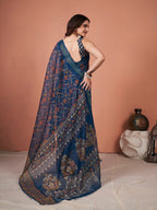 Saree Mall Floral Printed Sarees - Distacart