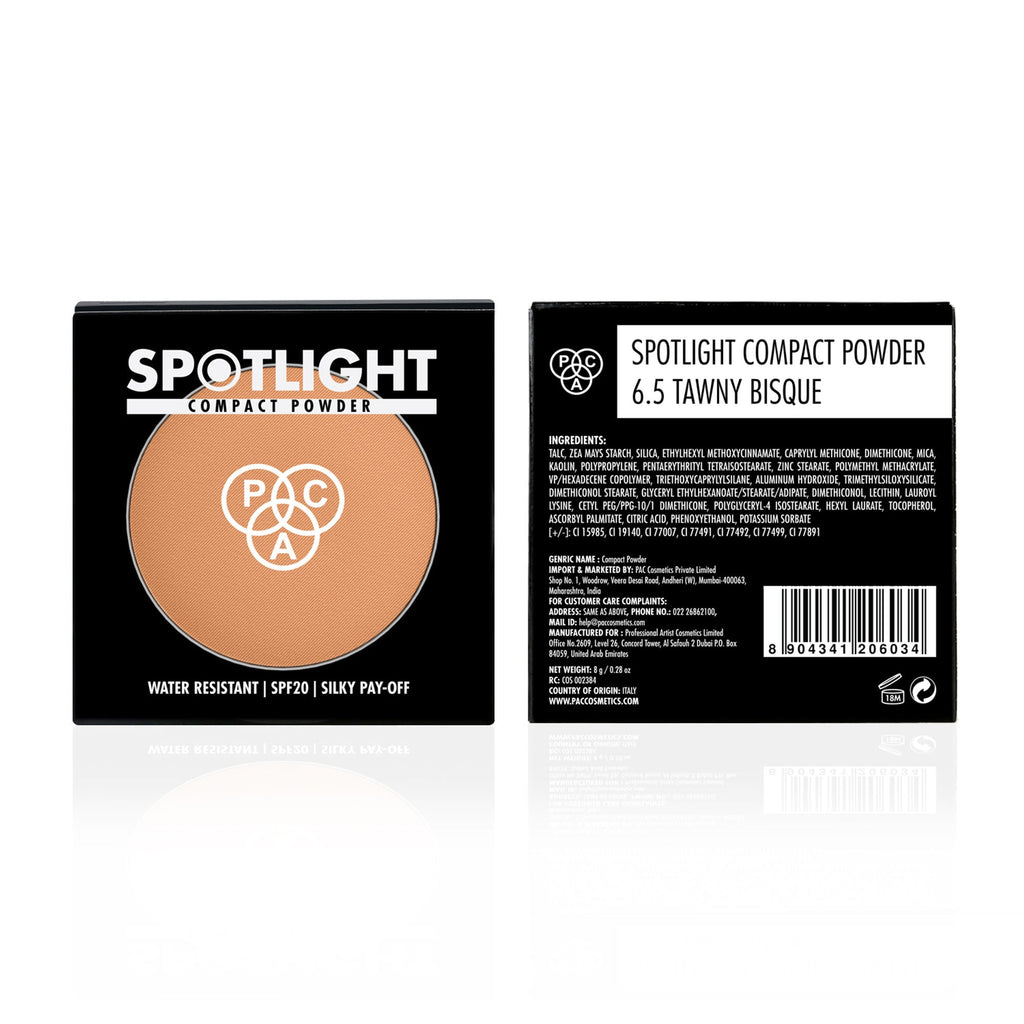 PAC Studio Spotlight Compact Powder - 6.5 Tawny Bisque