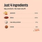 The Whole Truth Protein Bars - Peanut Cocoa - Distacart