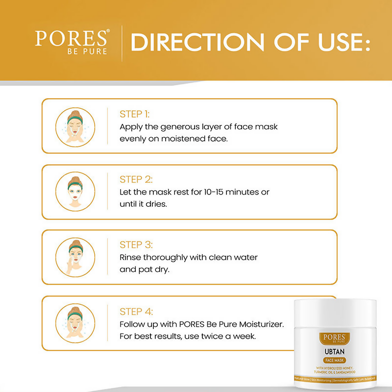 Pores Be Pure Ubtan Face Mask