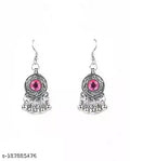 Tehzeeb Creations Women's Multi Colour Meenakari Oxidised Necklace Set