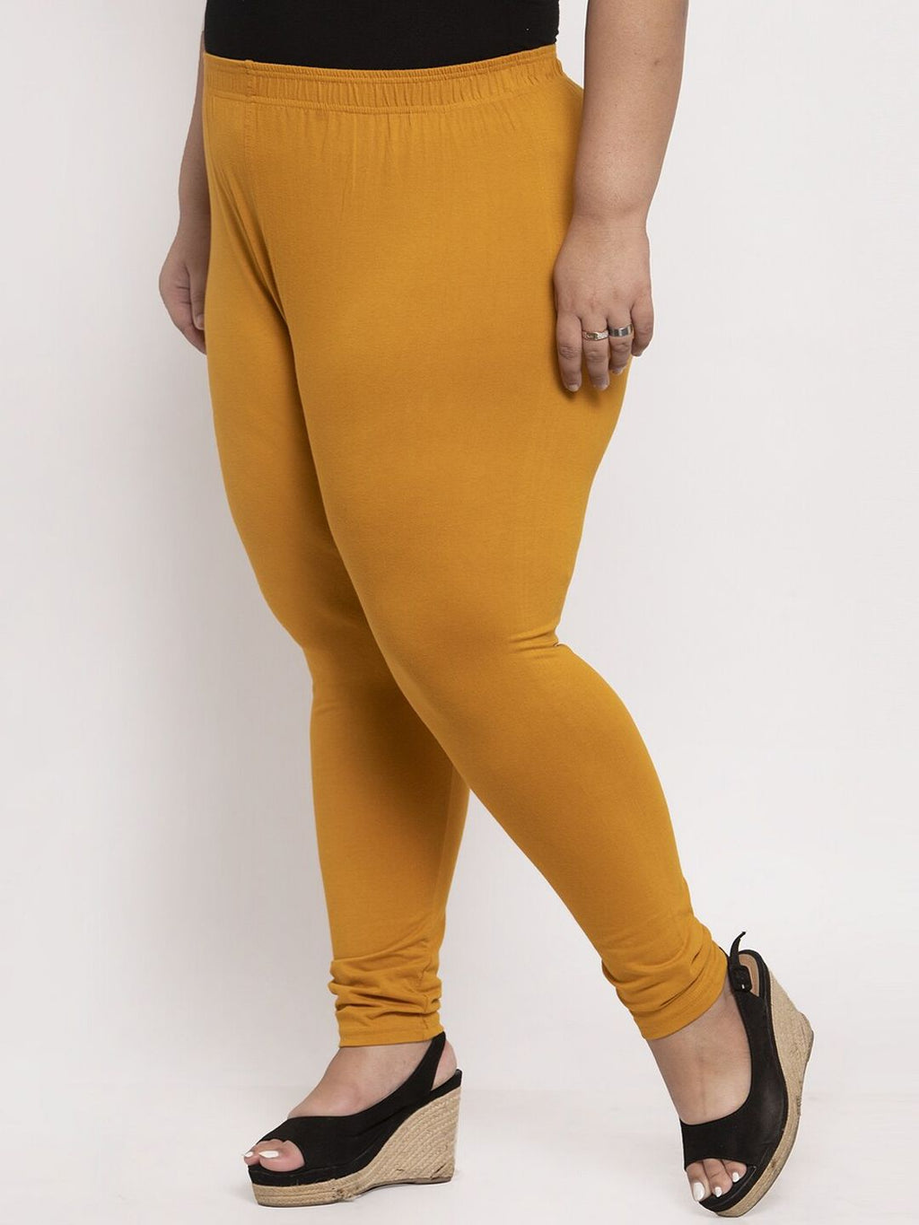 TAG 7 Women Plus Size Churidar-Length Leggings