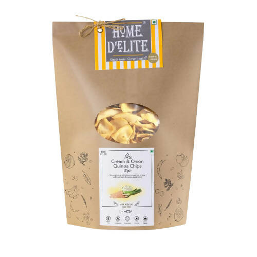 Home D'elite Cream & Onion Quinoa Chips