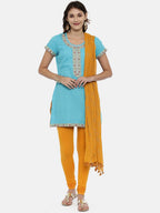 Souchii Mustard Solid Dupatta - Distacart