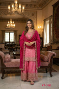 Anaita Pink Chinon Stitched Suit With Embroidery & Sequence Work - Distacart