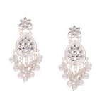 Tehzeeb Creations Gold-Polished Traditional Dangle Earrings - Distacart