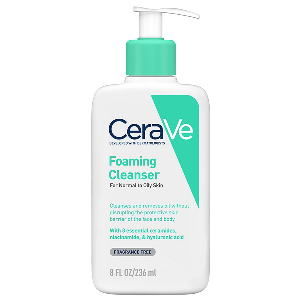 Cerave Foaming Daily Gel Cleanser for Normal to Oily Skin