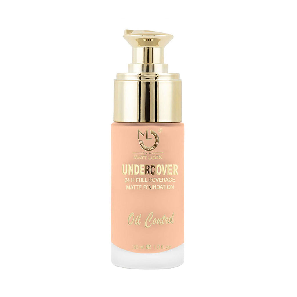 Matt Look Undercover 24Hr Full Coverage & Oil Control Matte Foundation - Natural