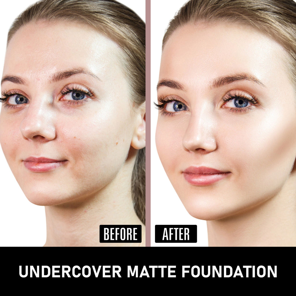 Matt Look Undercover 24Hr Full Coverage & Oil Control Matte Foundation - Natural