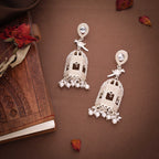 Tehzeeb Creations Gold-Polished Parrot Design Earrings - Distacart