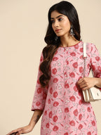 All About You Ethnic Motifs Printed Kurta with Palazzos