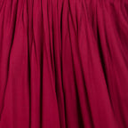 PAVONINE Maroon Color Solid Beetel Rayon Fabric Patiala For Women & Girls - Distacart