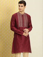 House of Pataudi Men Yoke Design Long Sleeves Jashn Kurta