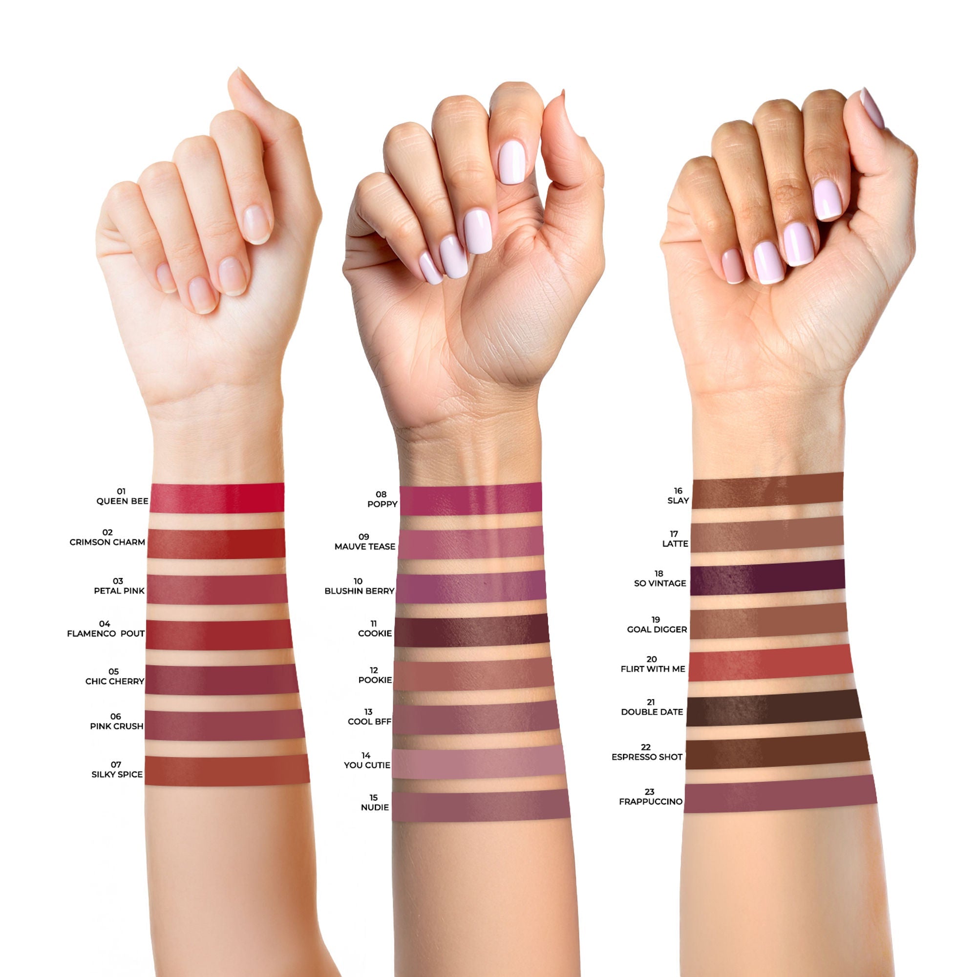 Miss Claire Envy Kiss Non Transfer Lipstick - 05 Chic Cherry