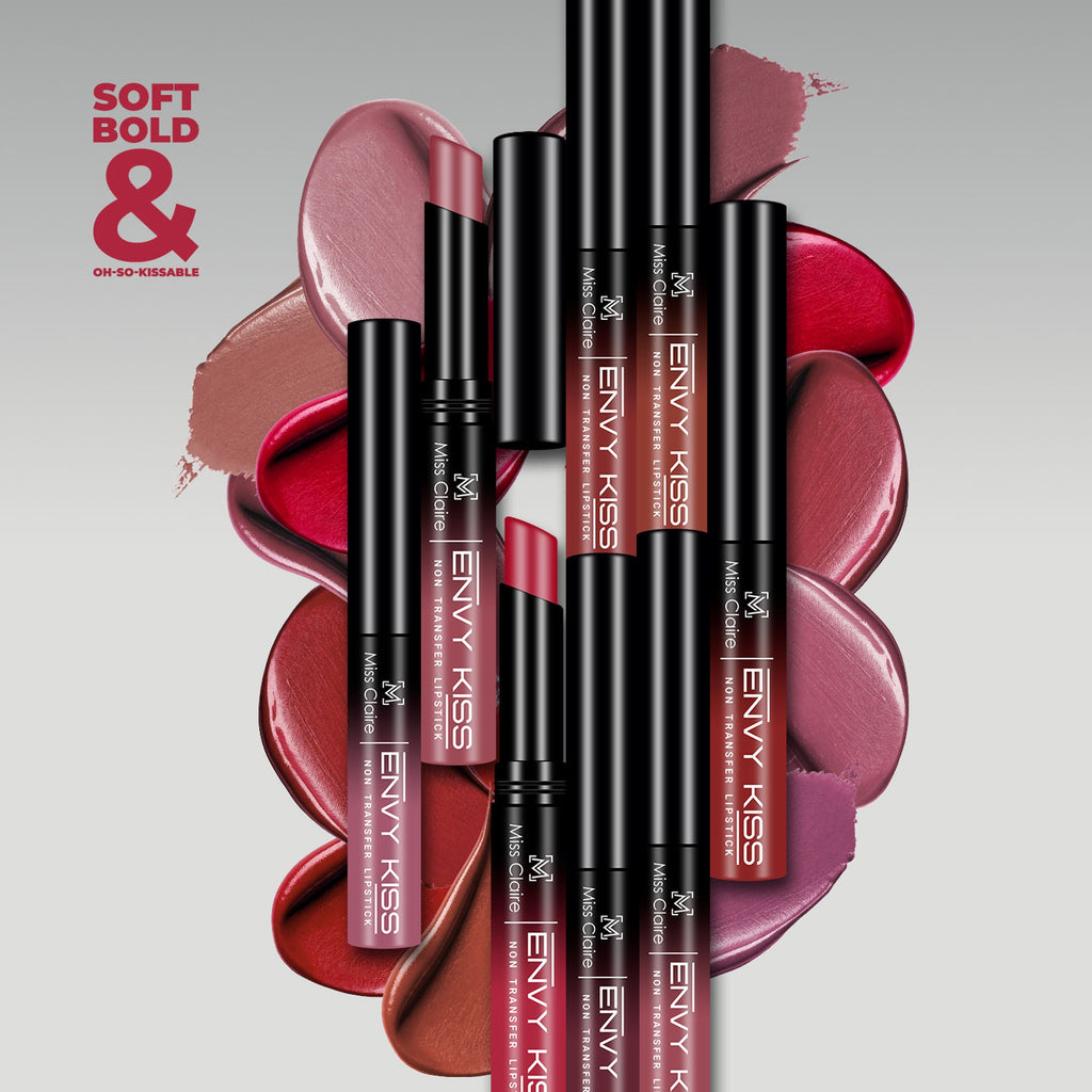Miss Claire Envy Kiss Non Transfer Lipstick - 11 Cookie