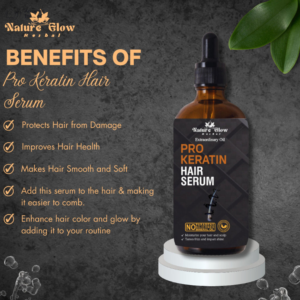 Nature Glow Herbal Pro Keratin Hair Serum