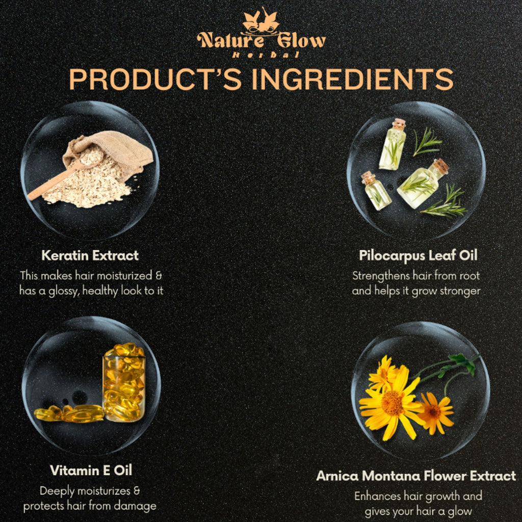 Nature Glow Herbal Pro Keratin Hair Serum