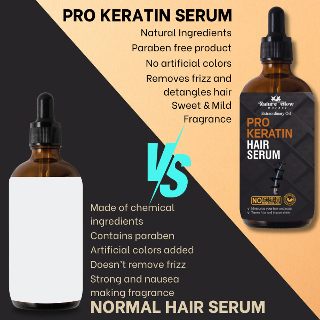 Nature Glow Herbal Pro Keratin Hair Serum