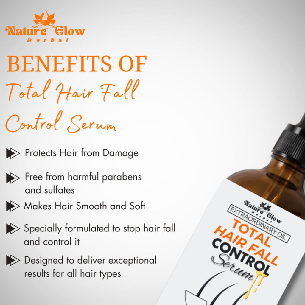 Nature Glow Herbal Total Hair Fall Control Serum
