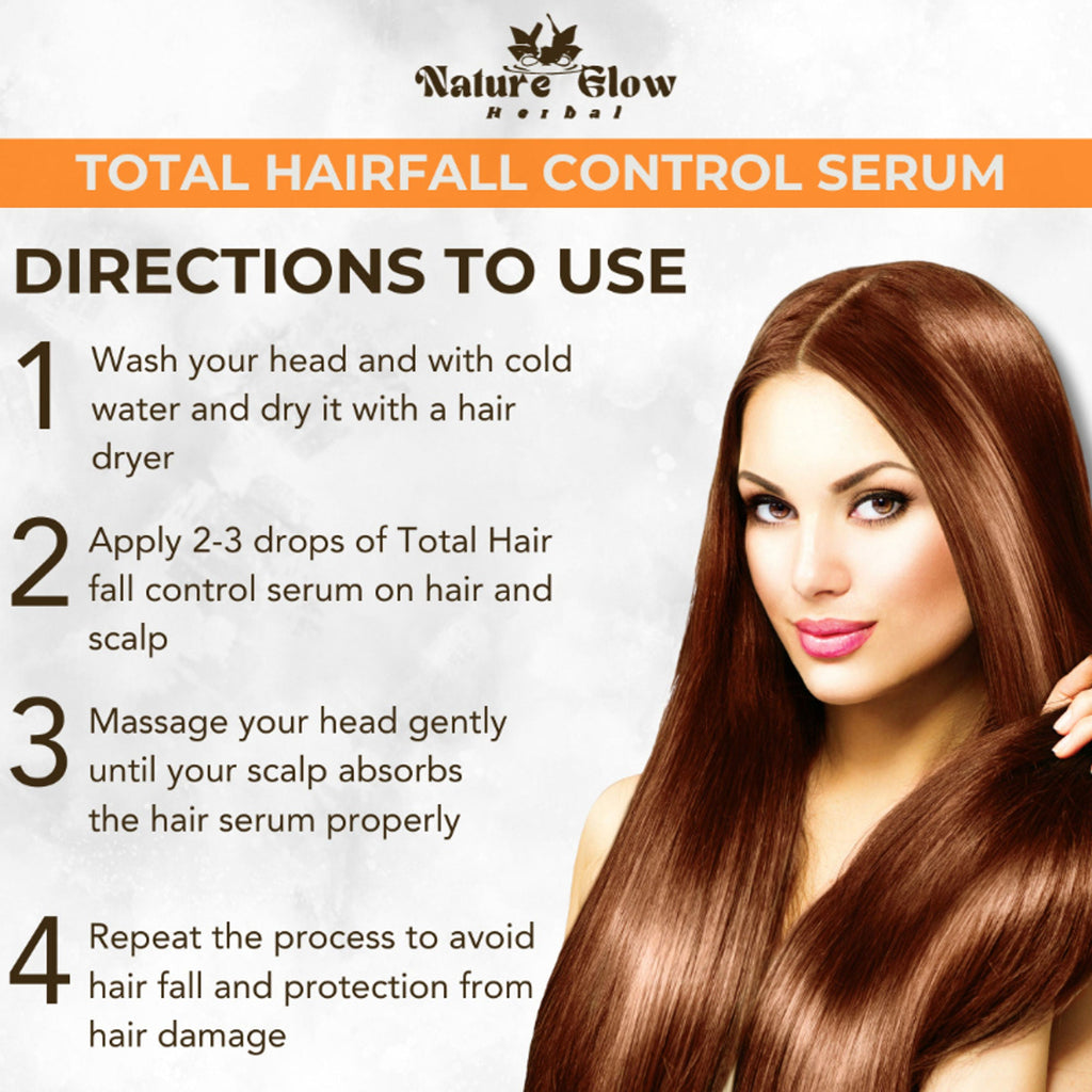 Nature Glow Herbal Total Hair Fall Control Serum