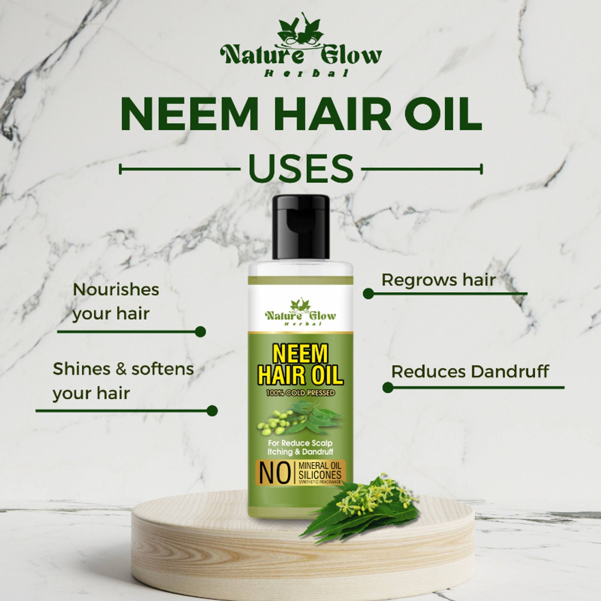 Nature Glow Herbal Neem Hair Oil