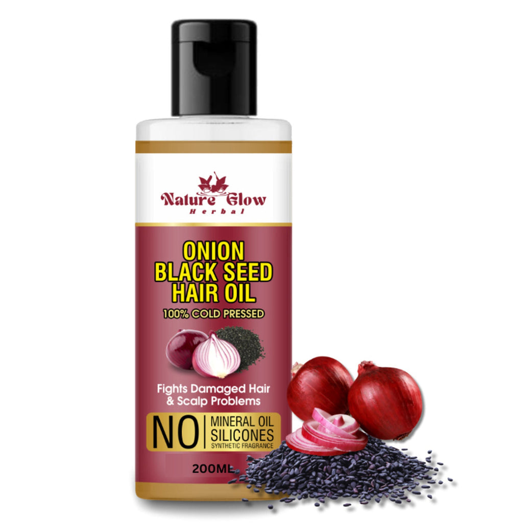 Nature Glow Herbal Onion Black Seed Hair Oil