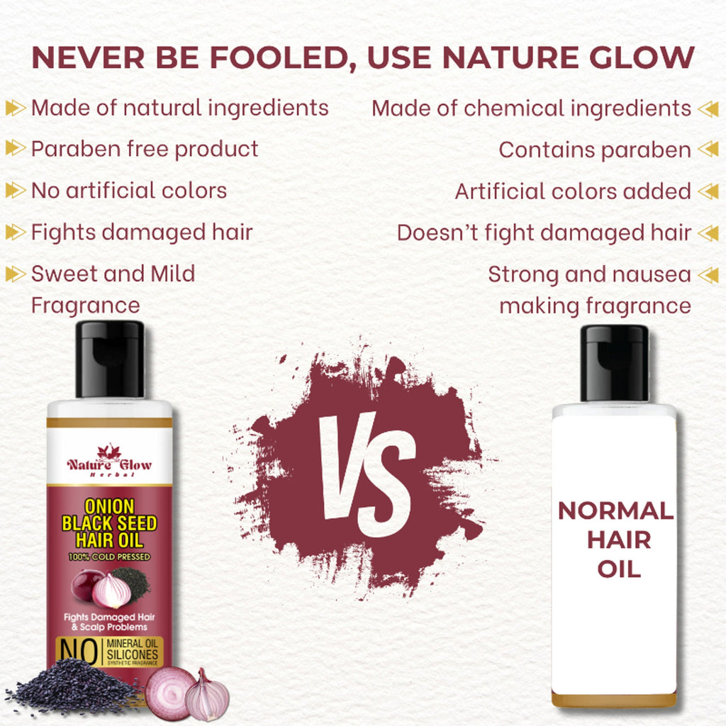 Nature Glow Herbal Onion Black Seed Hair Oil