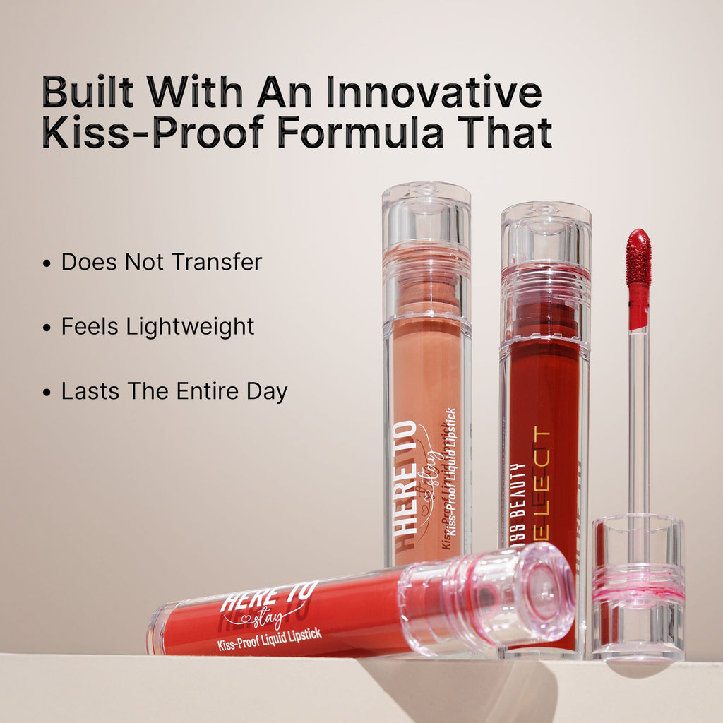 Swiss Beauty Select Here To Stay Kiss Proof Liquid Lipstick - 9 Shocking Pink - Distacart