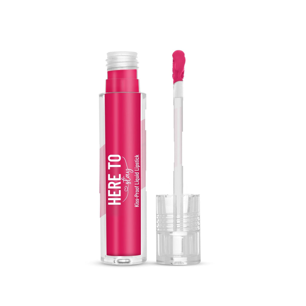Swiss Beauty Select Here To Stay Kiss Proof Liquid Lipstick - 9 Shocking Pink - Distacart