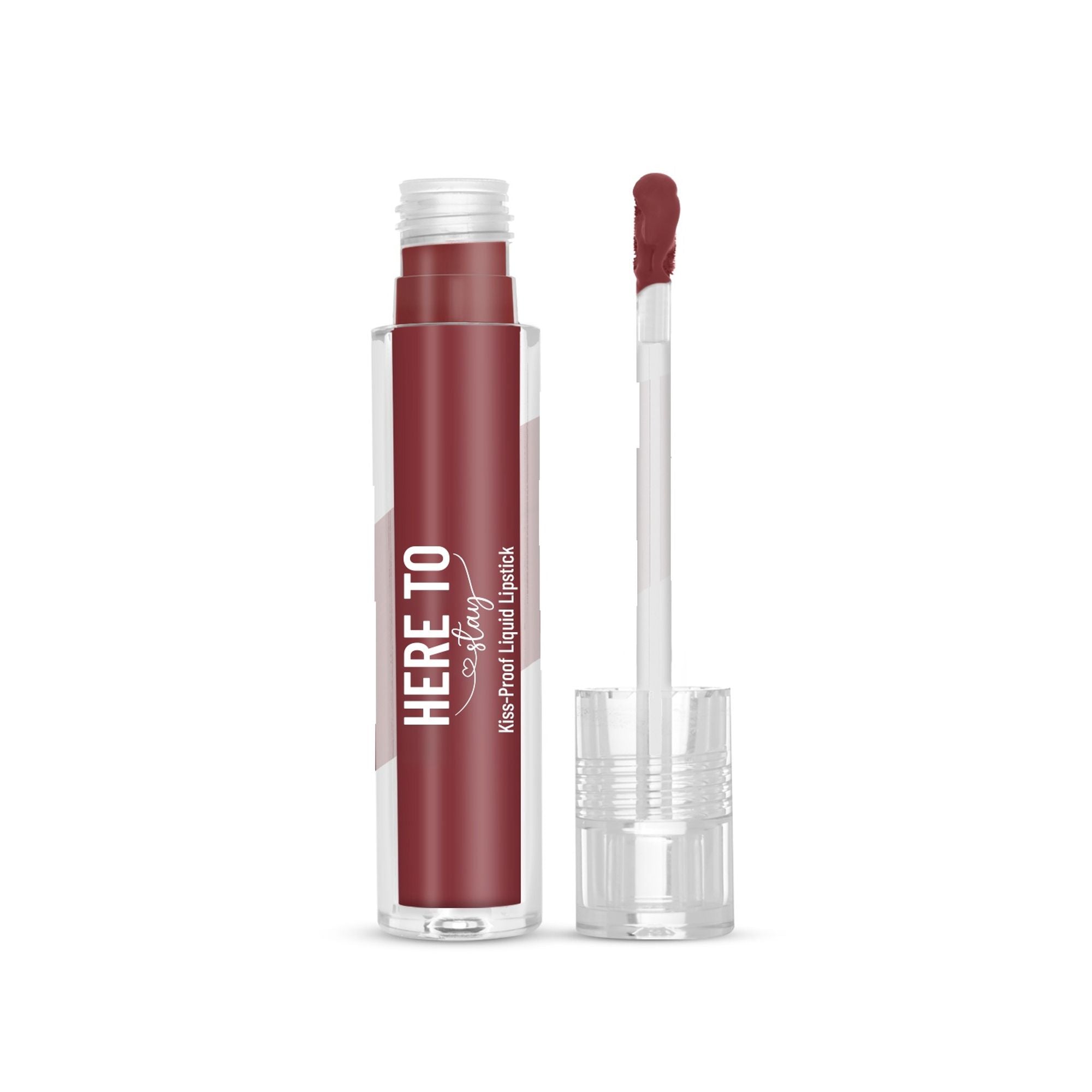 Swiss Beauty Select Here To Stay Kiss Proof Liquid Lipstick - 11 Touch Of Brown - Distacart