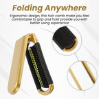 ZEYU Folding Hair Brush With Mirror