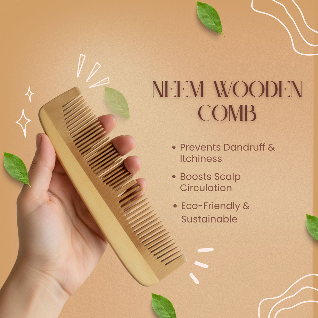 ZEYU Wooden Hair Brush And Wooden Comb With Bamboo Bristles