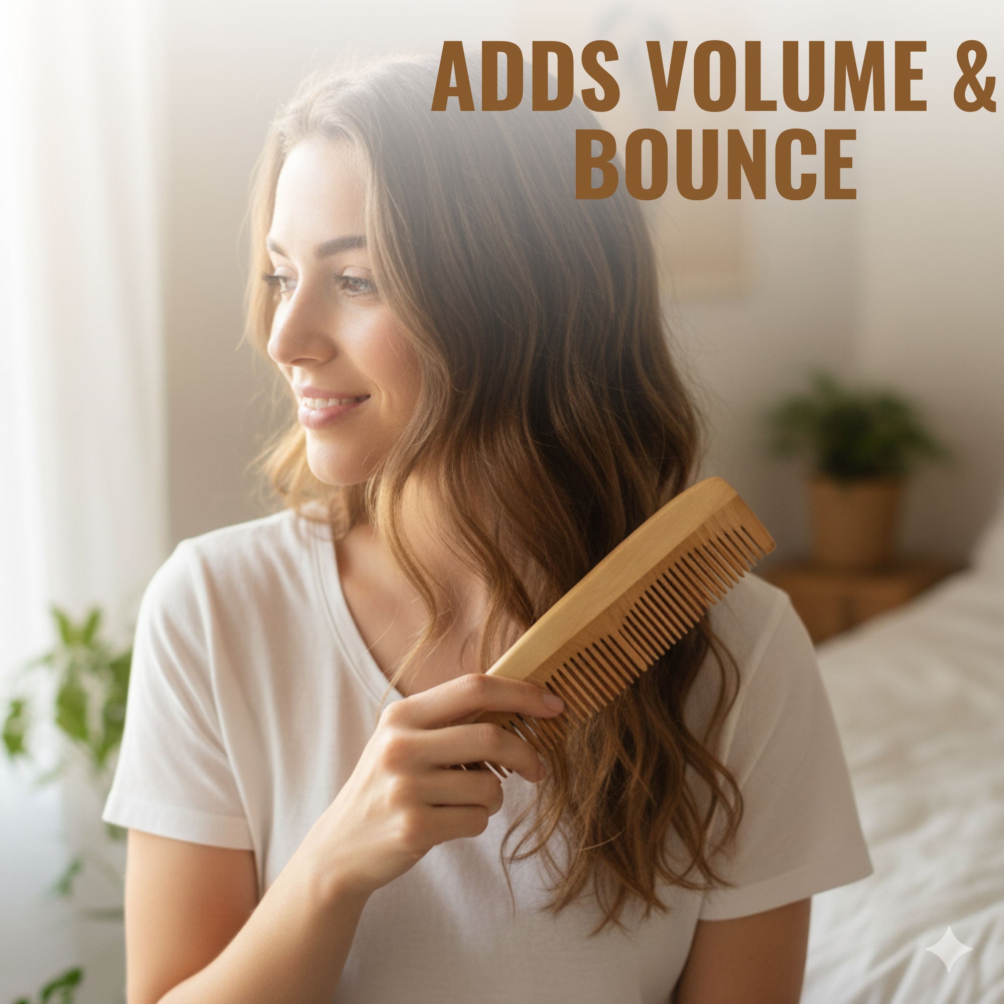 ZEYU Wooden Hair Brush And Wooden Comb With Bamboo Bristles