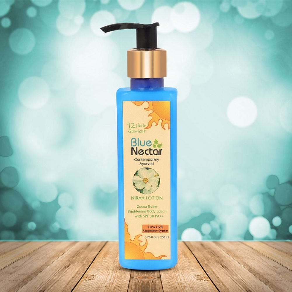Blue Nectar Niraa Cocoa Butter Brightening Body Lotion with Spf 30 Pa ++