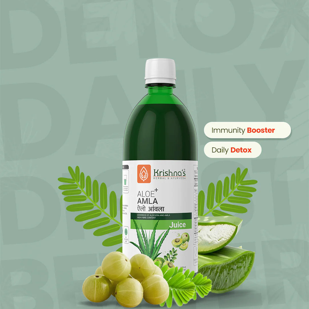 Krishna's Herbal & Ayurveda Aloe+ Amla Juice