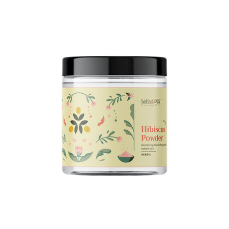 Tattvalogy Hibiscus Powder-Strengthens Hair Follicles, Anti-Aging Pack for Natural Skin & Hair Care