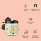 Tattvalogy Hibiscus Powder-Strengthens Hair Follicles, Anti-Aging Pack for Natural Skin & Hair Care - Distacart