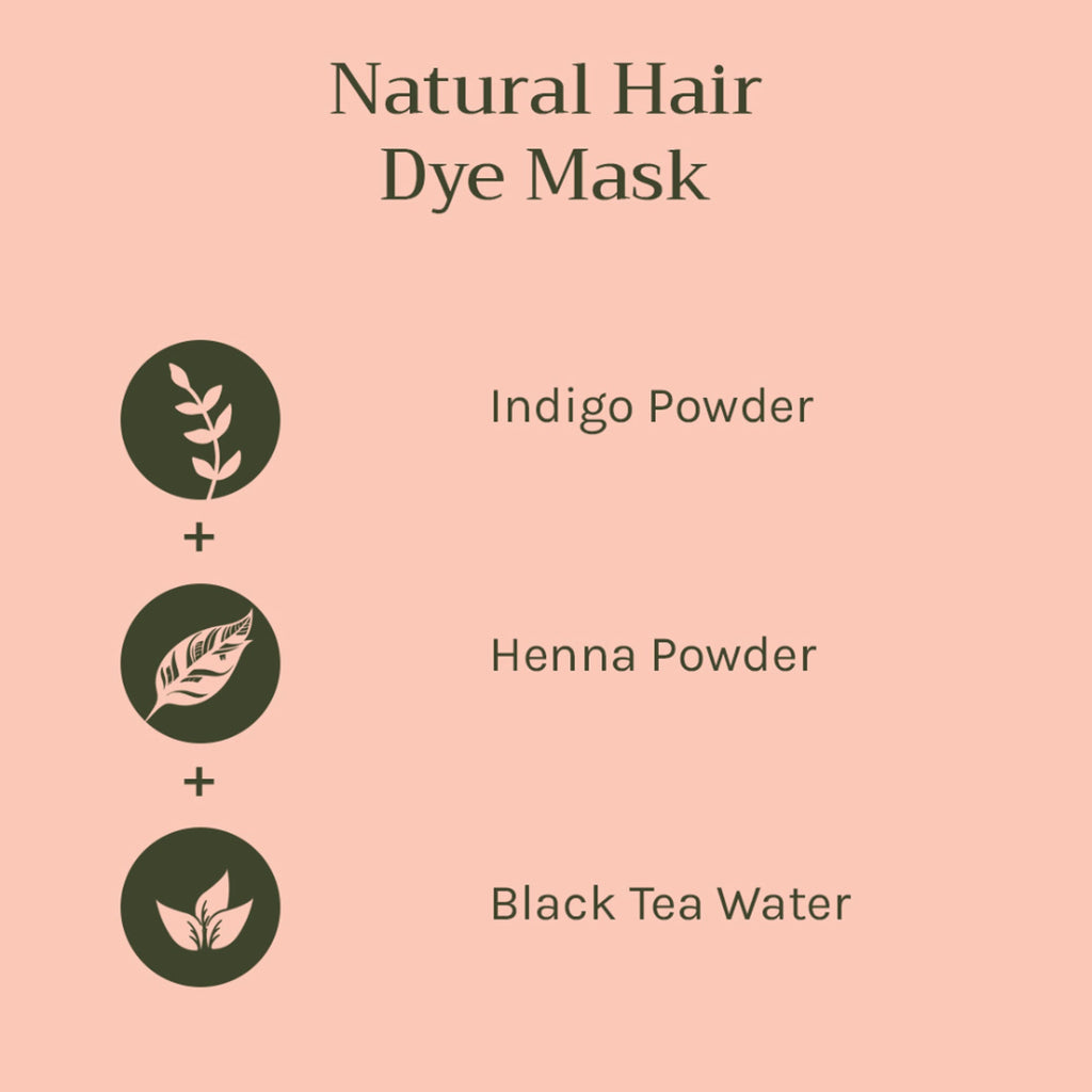 Tattvalogy Indigo Powder - Natural Hair Color with Henna for Soft, Indian Hair Shade & Conditioning - Distacart