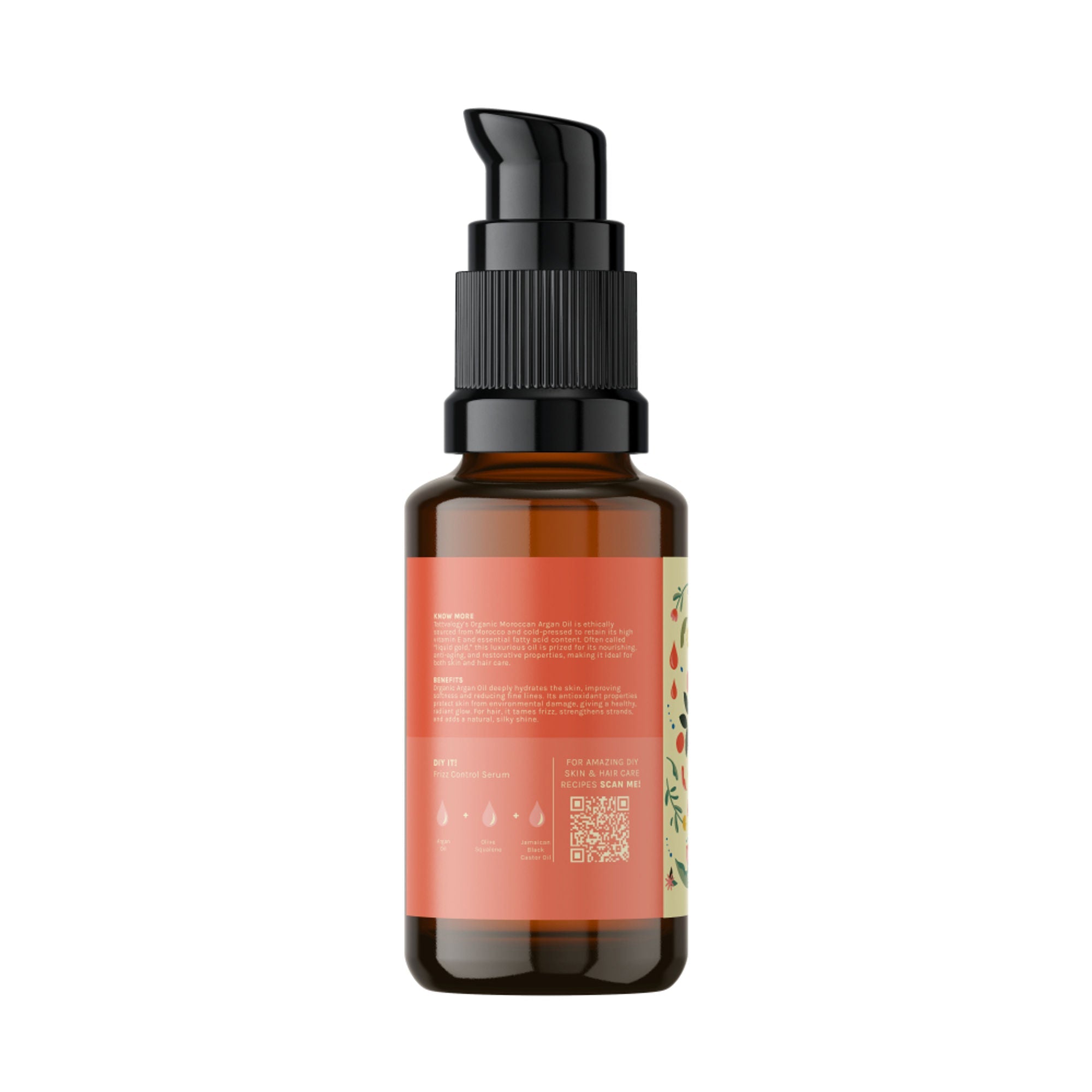 Tattvalogy Organic Moroccan Argan Oil - Vitamin-E Rich, Antioxidant, Tames Frizz for Smooth Hair - Distacart