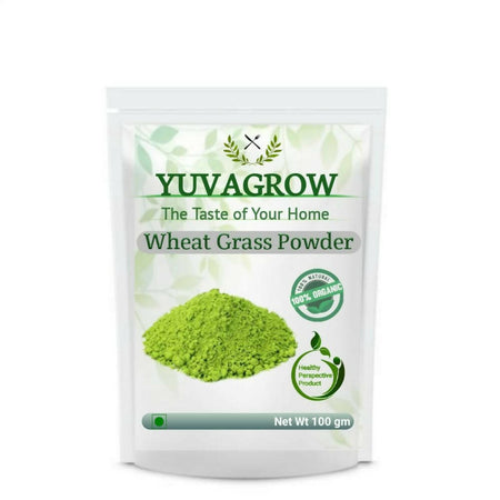 Yuvagrow Wheat Grass Powder – Pure Ayurvedic Superfood Detox 100g