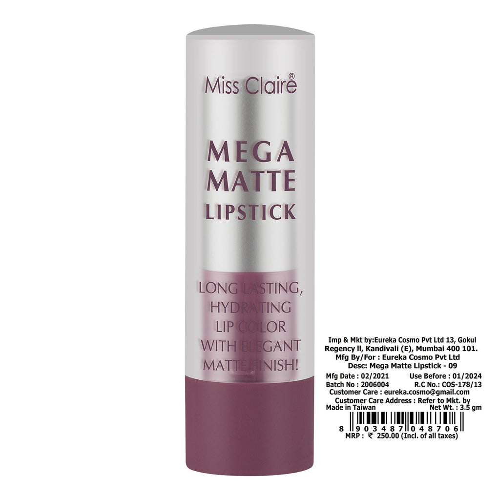 Miss Claire Mega Matte Lipstick - 9 - Distacart