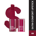 Swiss Beauty Satin Comfort Smooth Glide, Highly Pigmented , Ultra Hydrating Lipstick - 9 Cherry Blossom