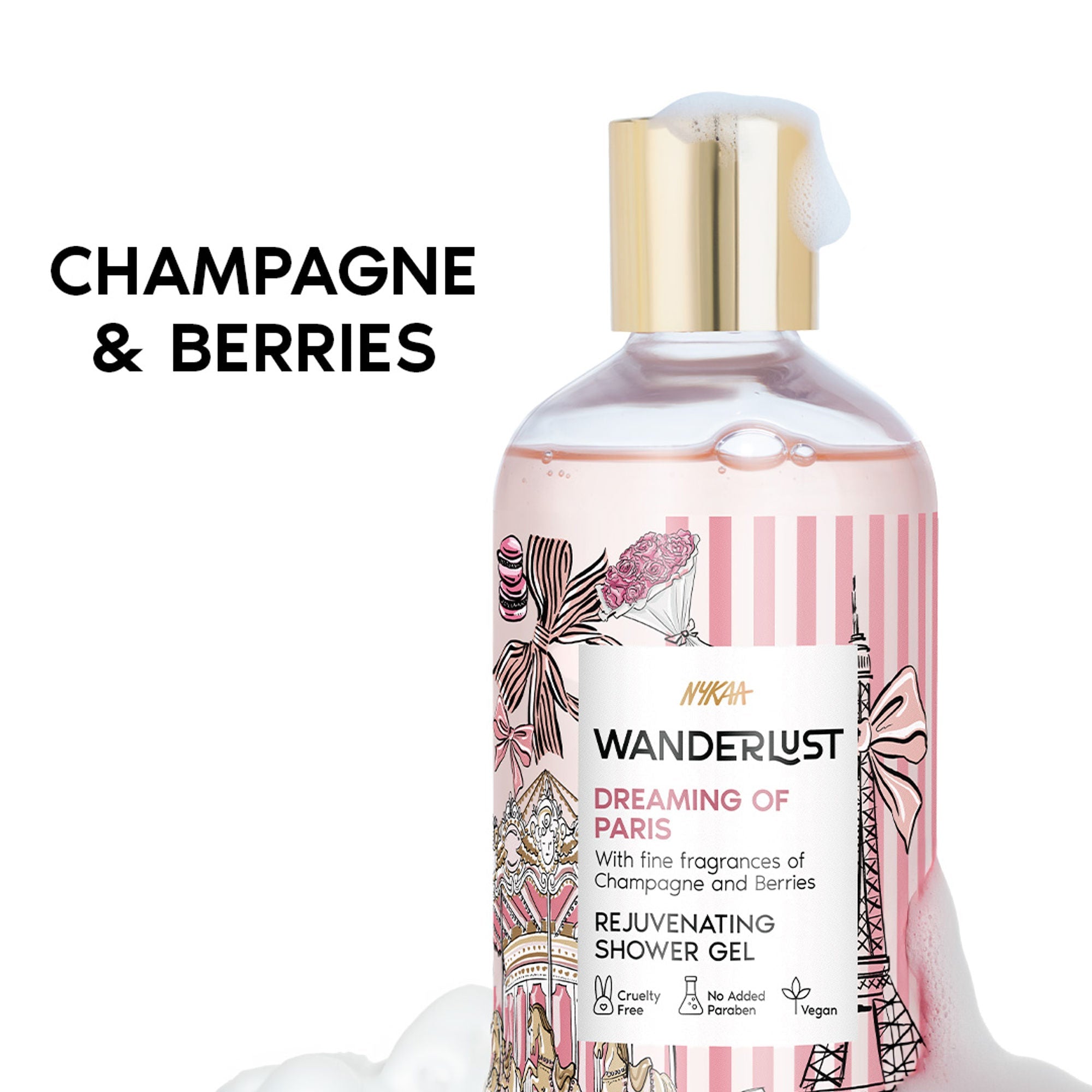 Wanderlust Shower Gels - Dreaming-Of-Paris