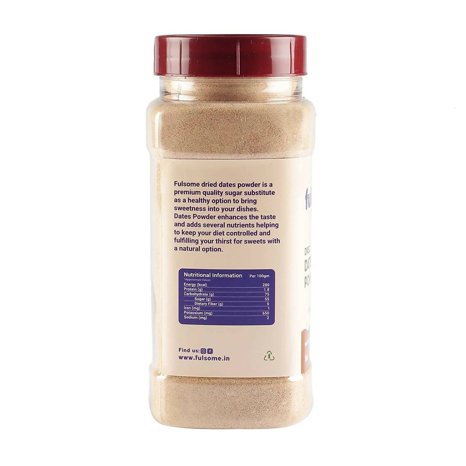 Fulsome Dried Dates Powder - Distacart