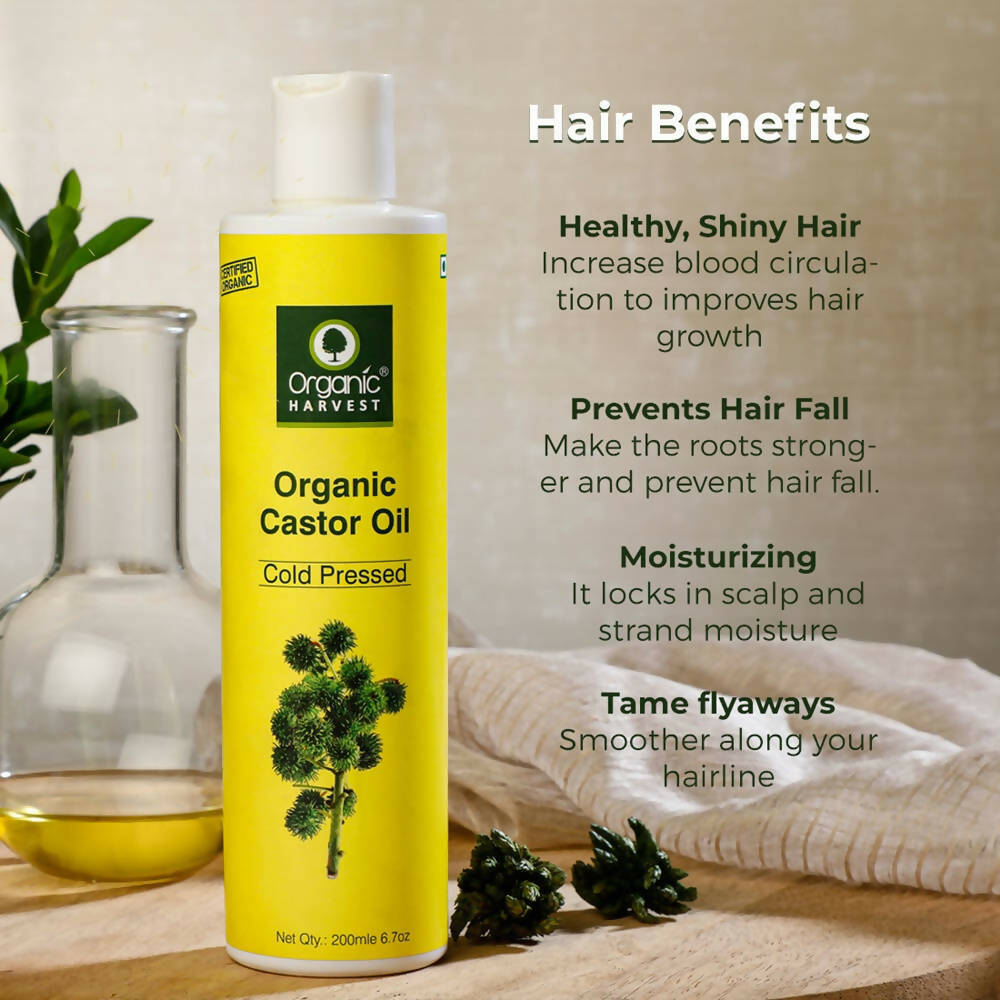 Organic Harvest Cold Pressed Organic Castor Oil