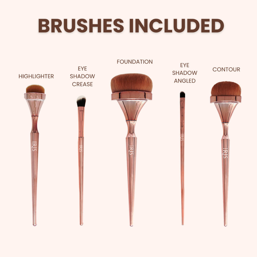 IRIS COSMETICS Luminous Essential Brush Set