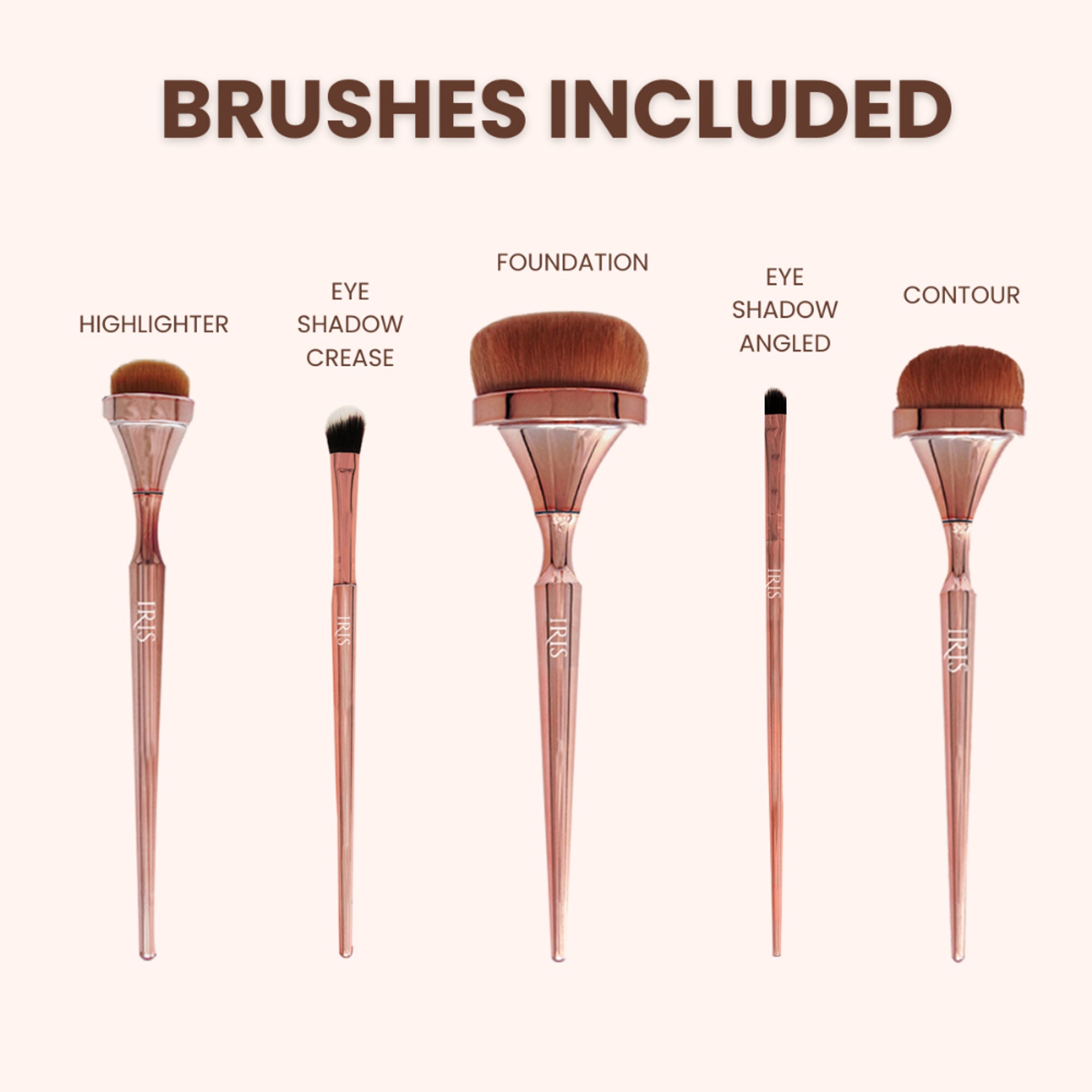 IRIS COSMETICS Luminous Essential Brush Set